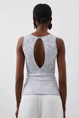 Slinky Viscose Jacquard Knit Cowl Neck Top | Karen Millen Slinky Viscose Jacquard Knit Cowl Neck Top | Karen Millen